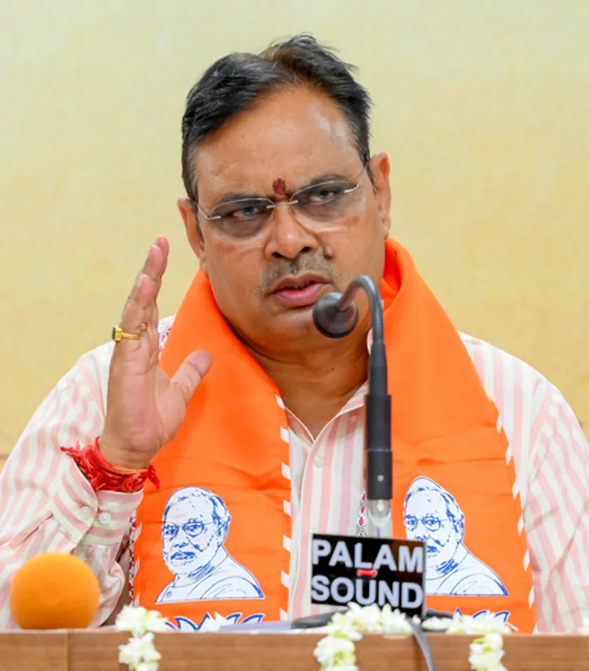 Bhajan Lal Sharma addresses media on 11 Years of Modi Govt