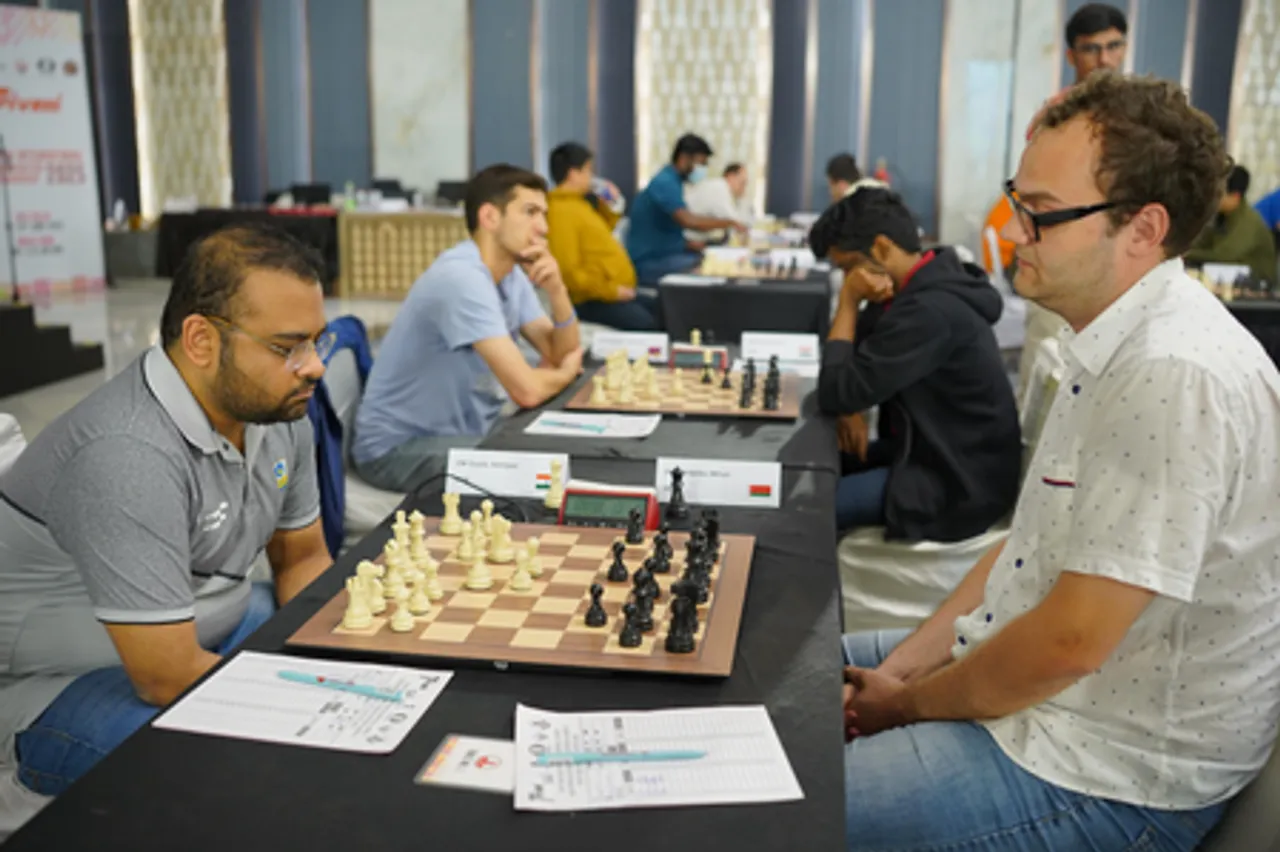 Delhi GM Open: Gupta outwits Nikitenko in Round 9 to take sole lead (Credit: Delhi GM Open)