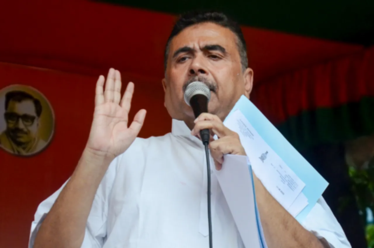 Kolkata: Suvendu Adhikari protests over OBC reservation policy