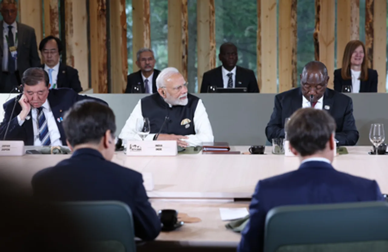 PM Modi takes part in G7 Summit's outreach session on energy security