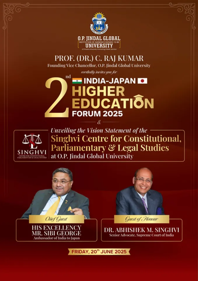 India & Japan, a shared relationship: JGU VC to speak at Japanese Parliament