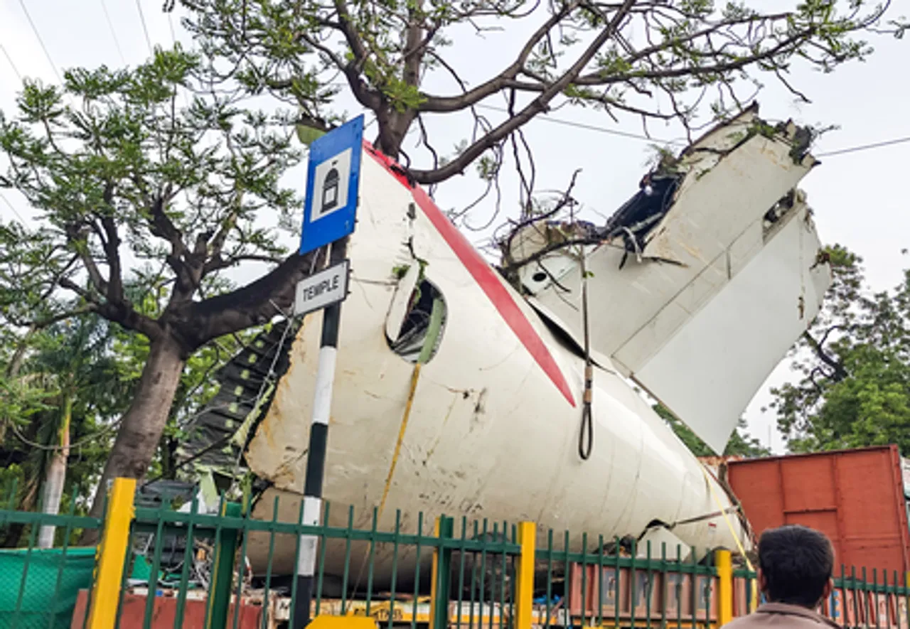 Wreckage of Crashed Air India Plane Moved in Ahmedabad
