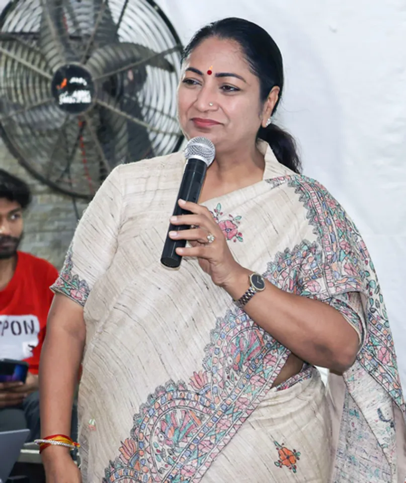 New Delhi: Rekha Gupta at Yoga day celebrations
