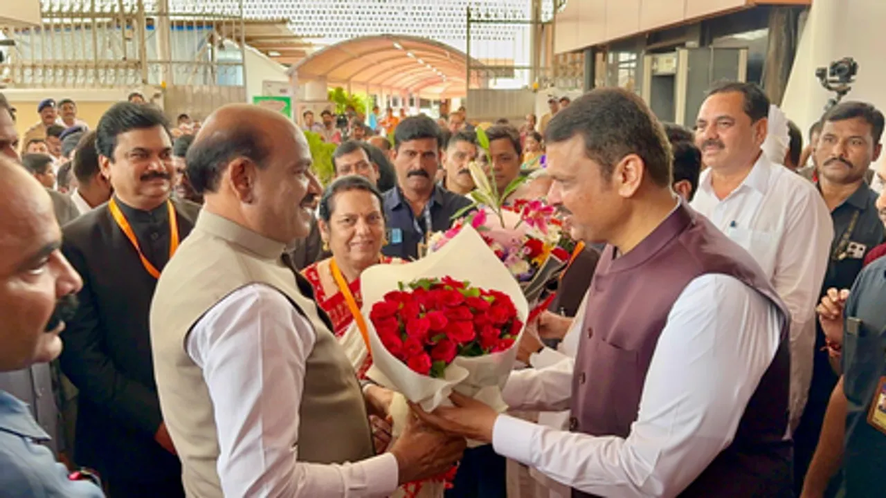 लोकसभा स्पीकर ओम बिरला मुंबई पहुंचे, अनुमान समिति के राष्ट्रीय सम्मेलन का करेंगे शुभारंभ