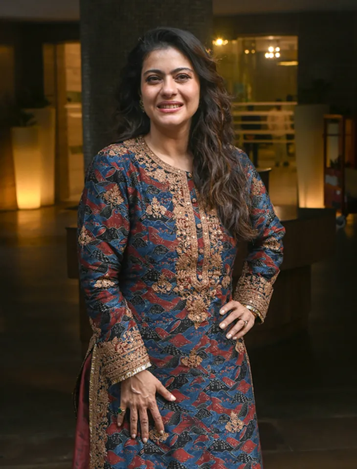 New Delhi: Kajol poses for special photo shoot of film ‘Maa’