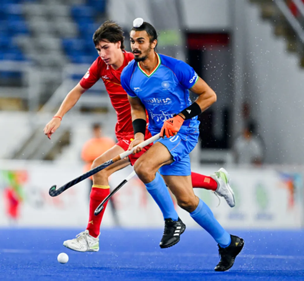 4 Nations Hockey Tournament: Indian junior men’s team goes down 1-5 against Spain (Credit: Hockey India)