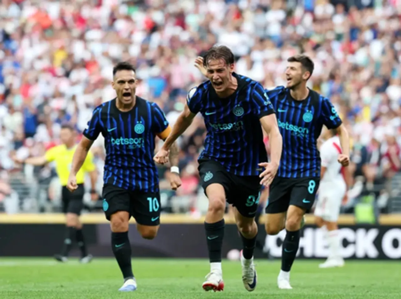 Club WC: Inter beat 10-man River to top Group E