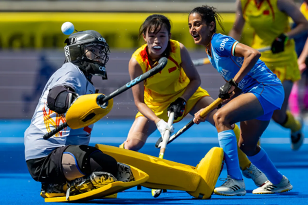 Indian women's hockey team stares at relegation after 0-3 loss to China in the women's FIH Pro League in Berlin on Saturday. Photo credit: Hockey India