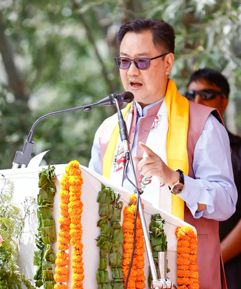 Spiti:  Kiren Rijiju Lays Foundation Stone for Sewerage Scheme