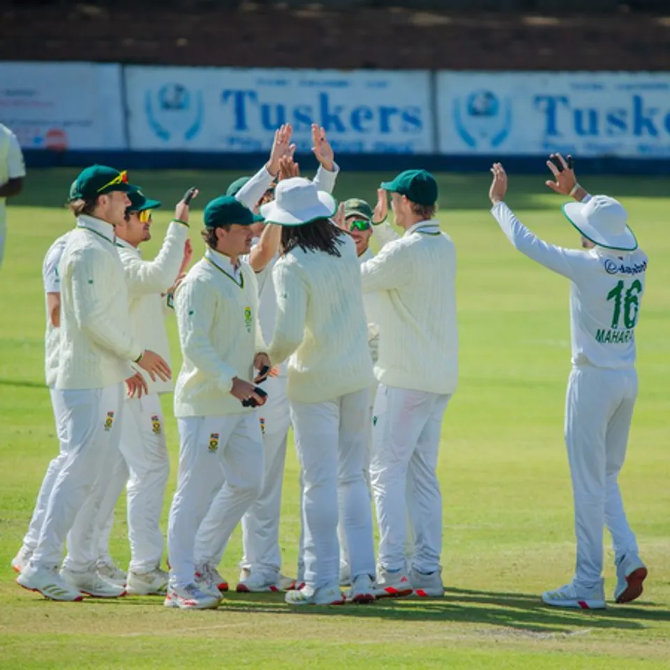 Corbin Bosch’s all-round contribution propels SA to biggest Test win over Zimbabwe (Credit: Cricket South Africa)