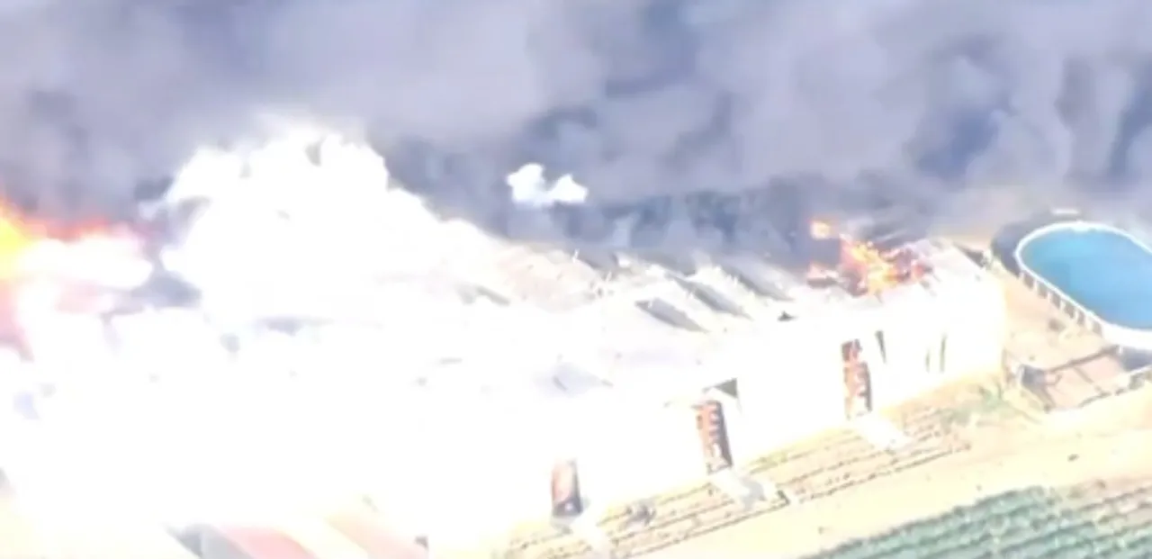 Fireworks facility explodes in California, triggers massive fire