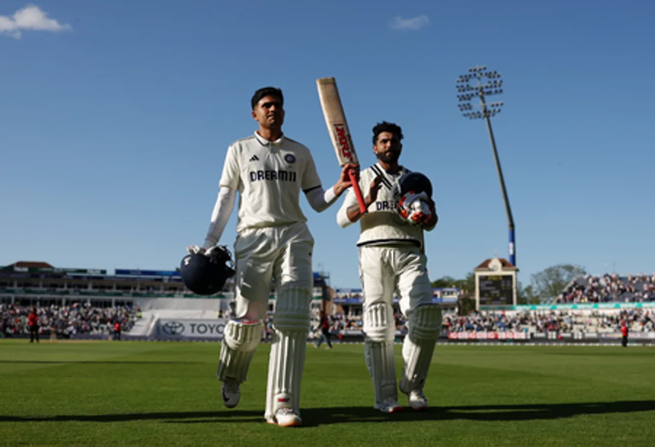 2nd Test: Tendulkar lauds 'fearless' Jaiswal and 'cool' Gill for classy knocks on Day 1 (Credit: BCCI/X)