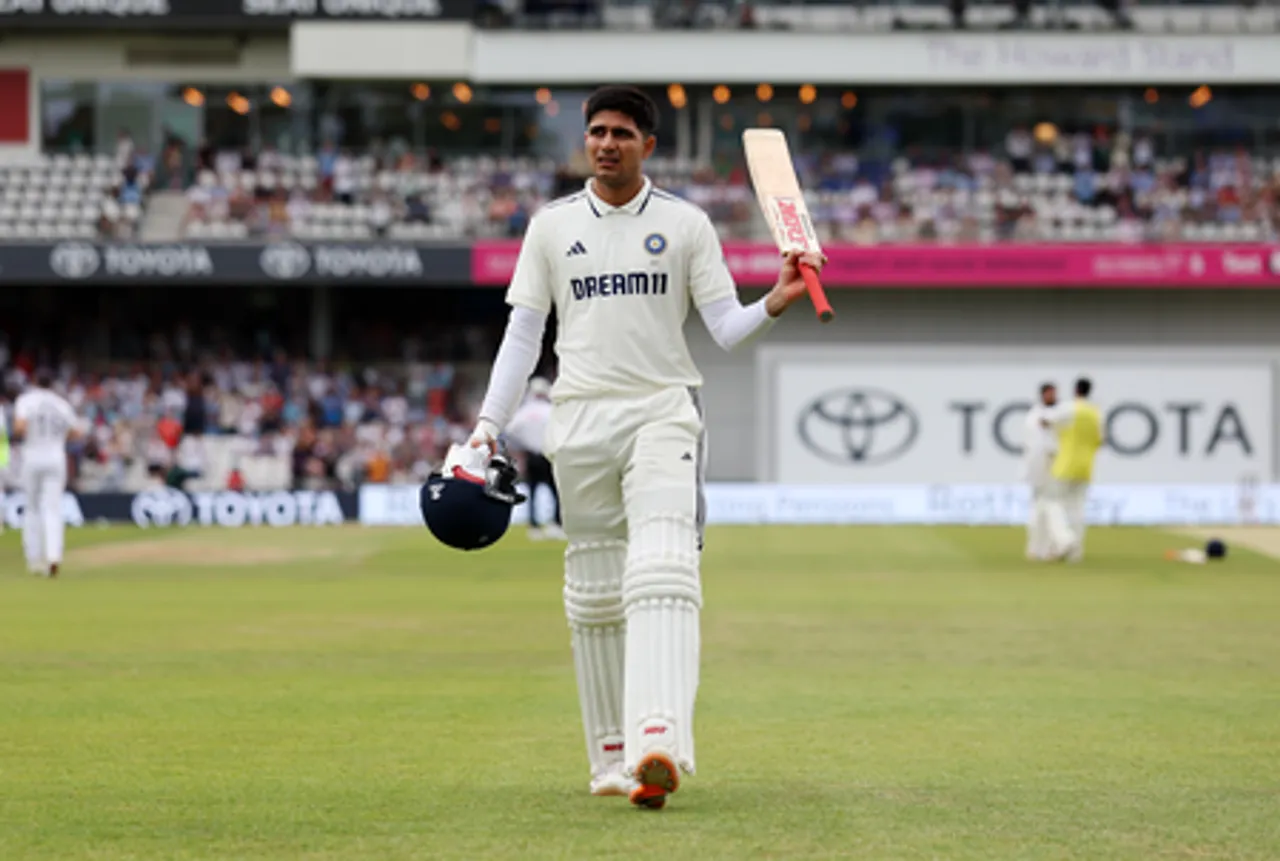 Shubman Gill sets new record for highest Test score by an Indian captain at Edgbaston in Birmingham on Thursday. Photo credit: BCCI