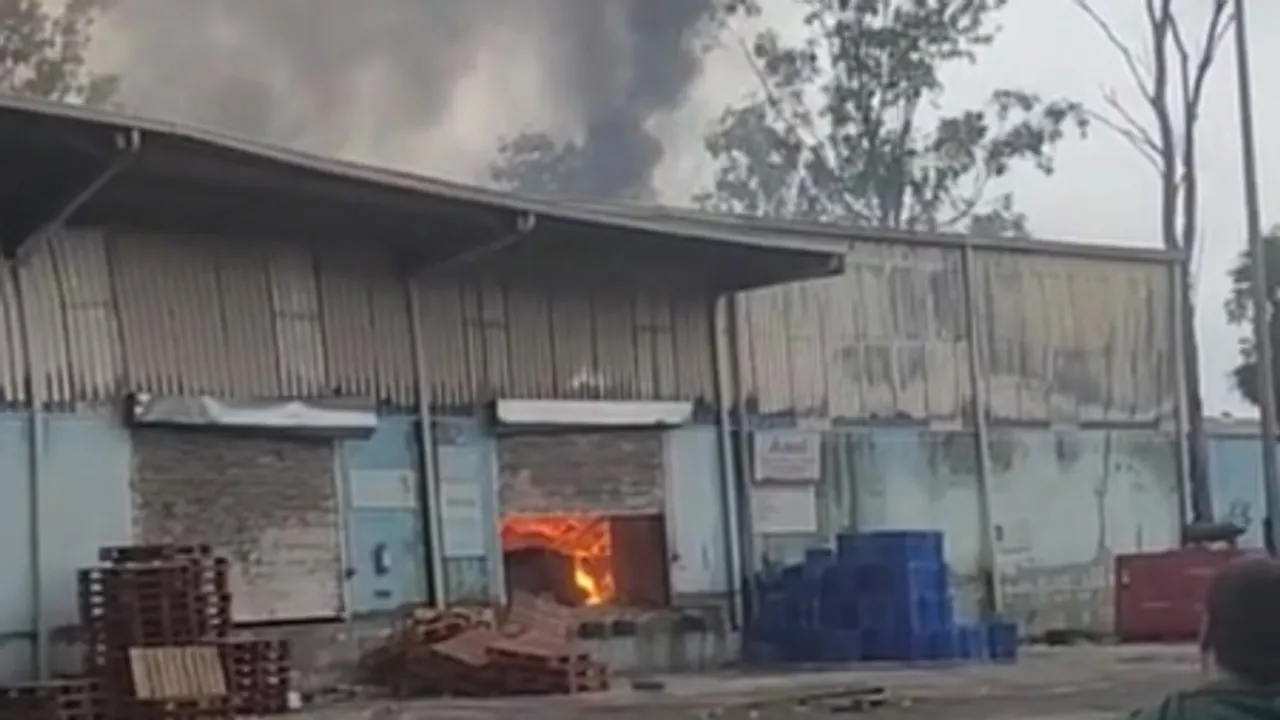 fire in jamshedpur amul milk factory