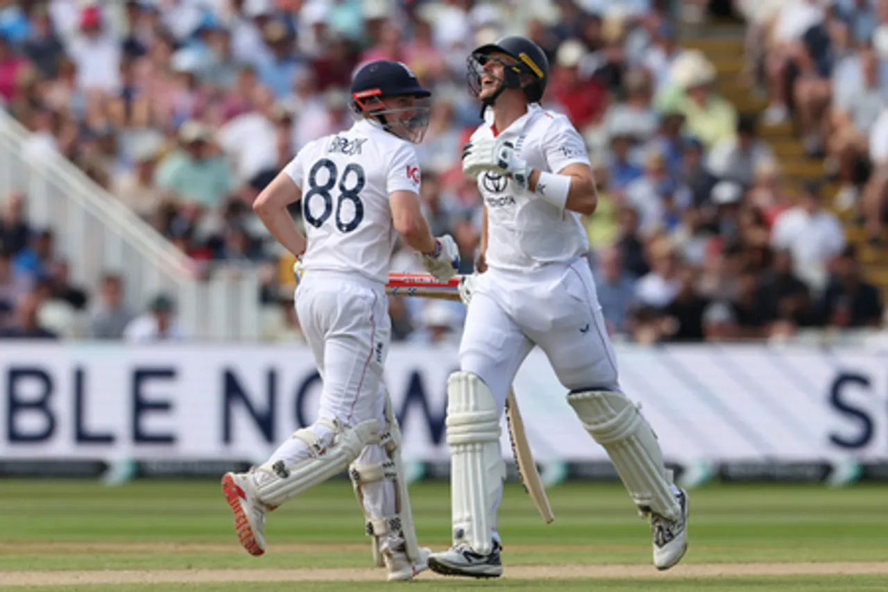 The batting from Harry Brook and Jamie Smith was second to none: Jonathan Trott (Credit: ICC/X)
