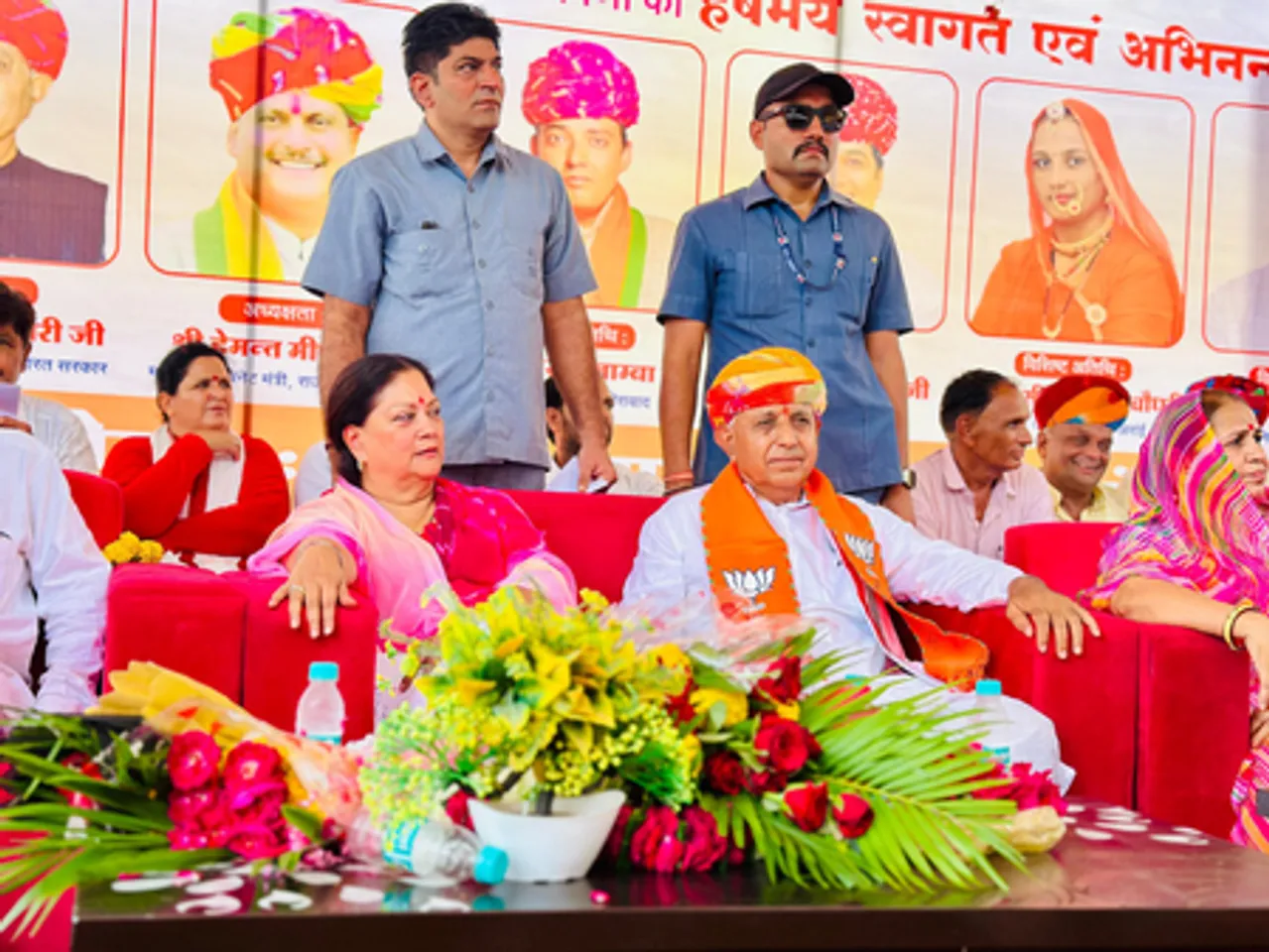 अजमेर: पूर्व मुख्यमंत्री वसुंधरा राजे ने सिरोंज में सांवरलाल जाट की मूर्ति का किया अनावरण