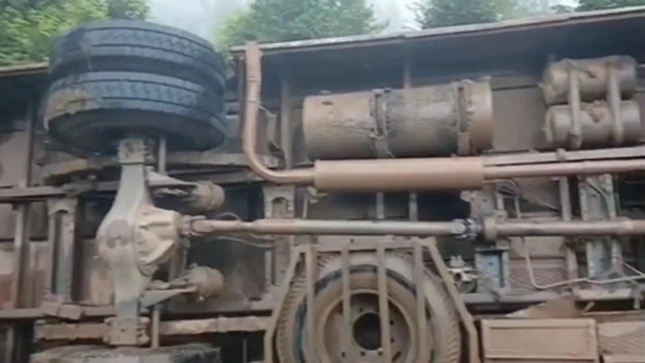 Road Accident in Jammu and Kashmir, Photo -IANS