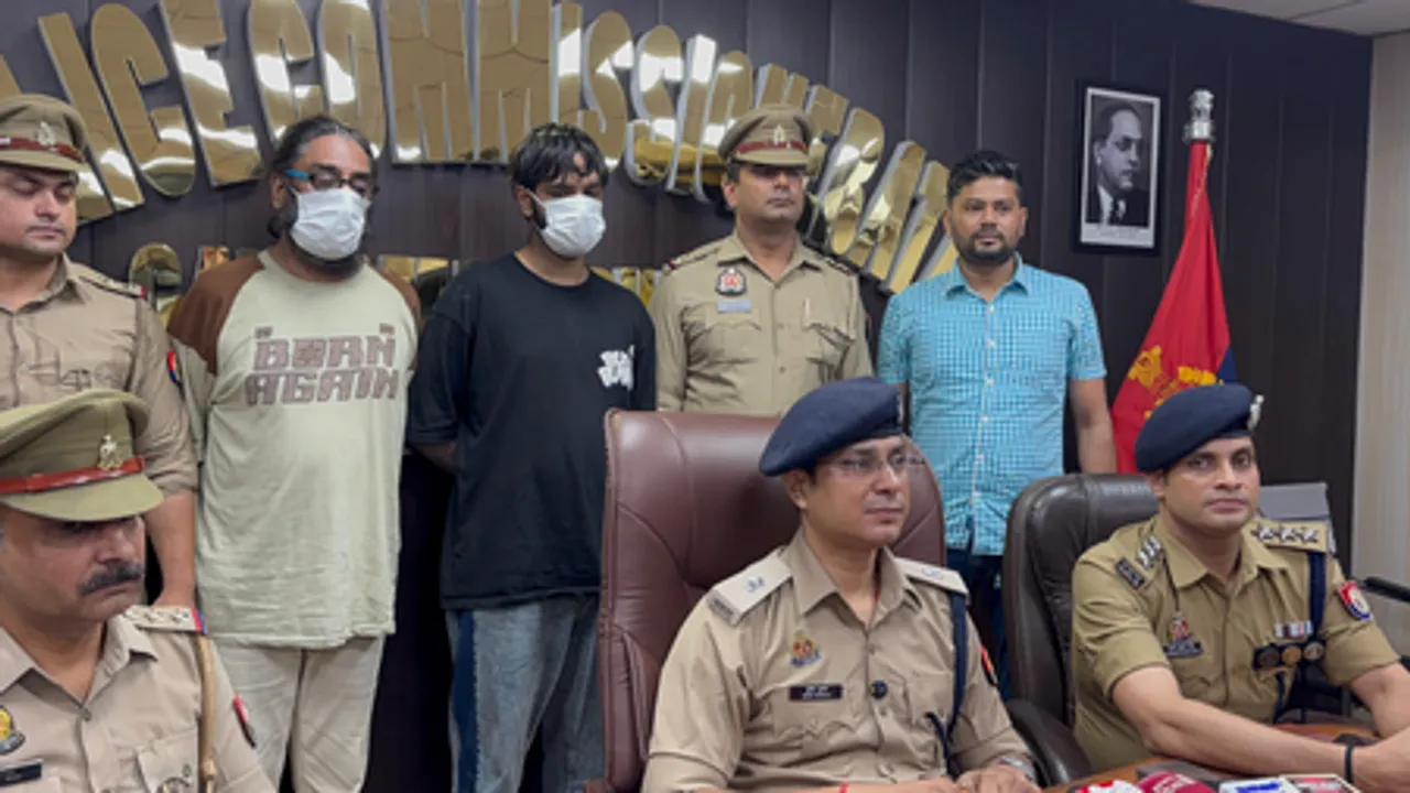 नोएडा : अंतरराज्यीय चोरी गैंग का पर्दाफाश, तीन बदमाश गिरफ्तार, लाखों की ज्वेलरी और नकदी बरामद