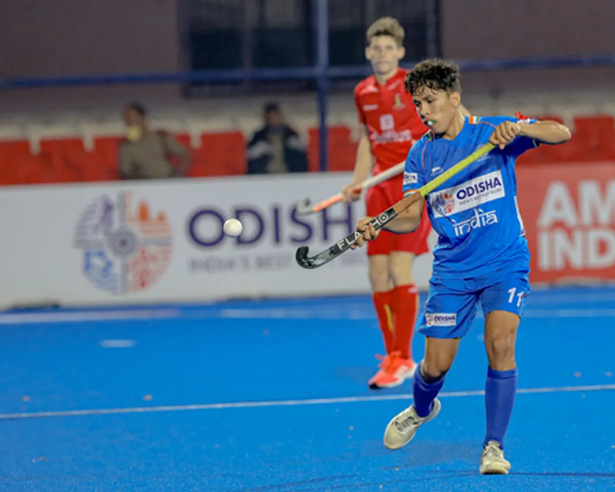 India A men’s hockey team defeats France, wins third consecutive game on their Europe tour in Eindhoven (Netherlands). Photo credit: Hockey India