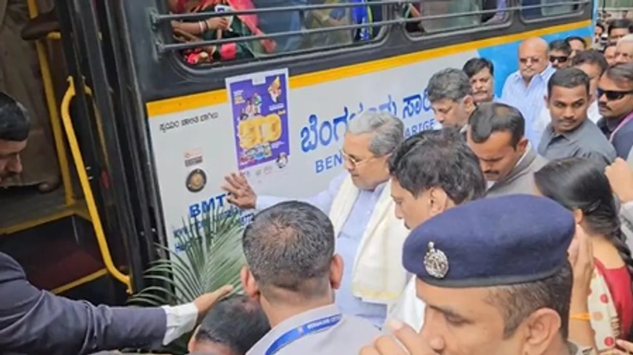 Karnataka Free bus ride to women, Photo - IANS