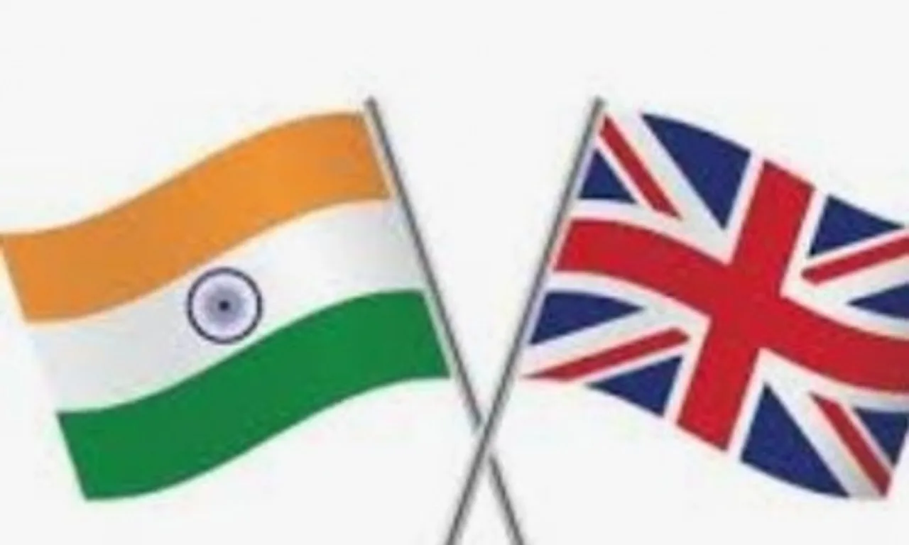 UK & India,UK, India flag,