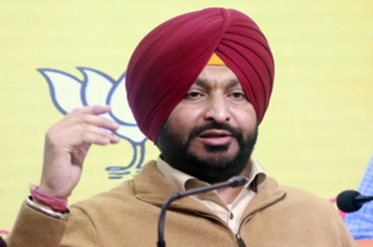 New Delhi: Union Minister and BJP leader Ravneet Singh Bittu addresses a press conference