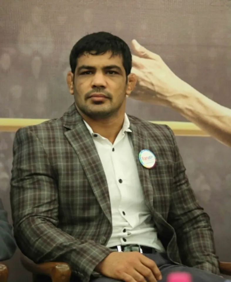 (220116) New Delhi: Launch of Rio Olympics 2016 tickets in India -Ritu Rani, Sushil Kumar