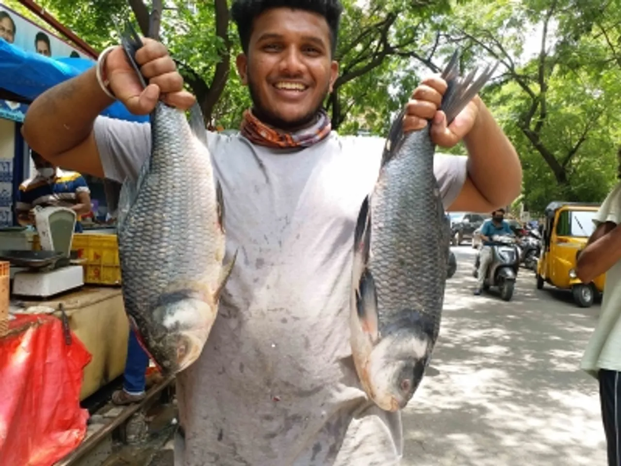 fish, Fish Market, Mrigasira Karthi ,Rohu  fishes