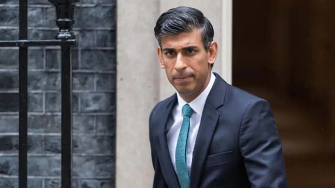 UK pm rishi sunak fined
