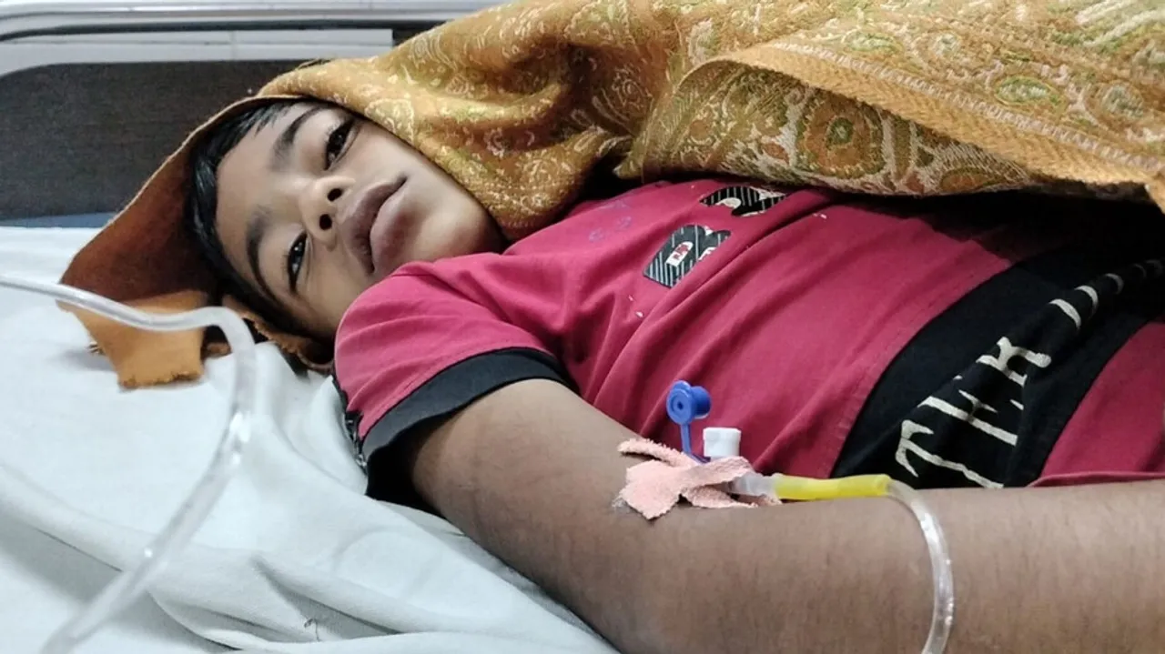 critically injured child