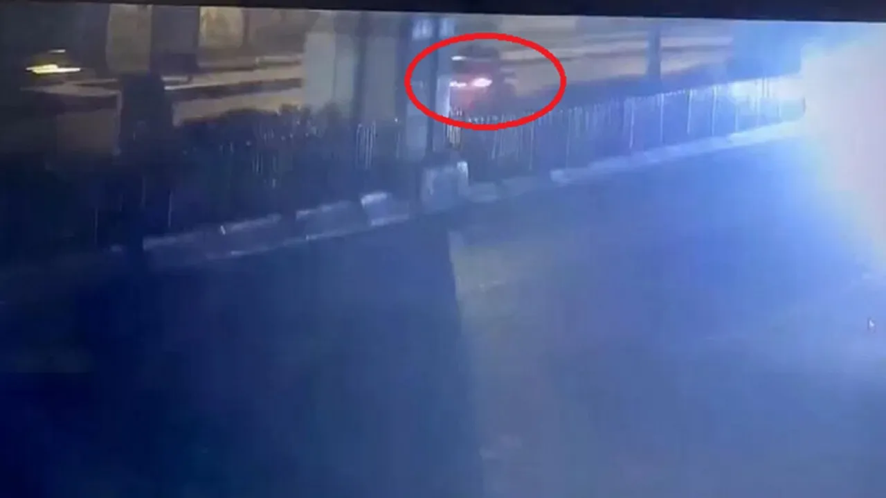 Car driver rams scooter