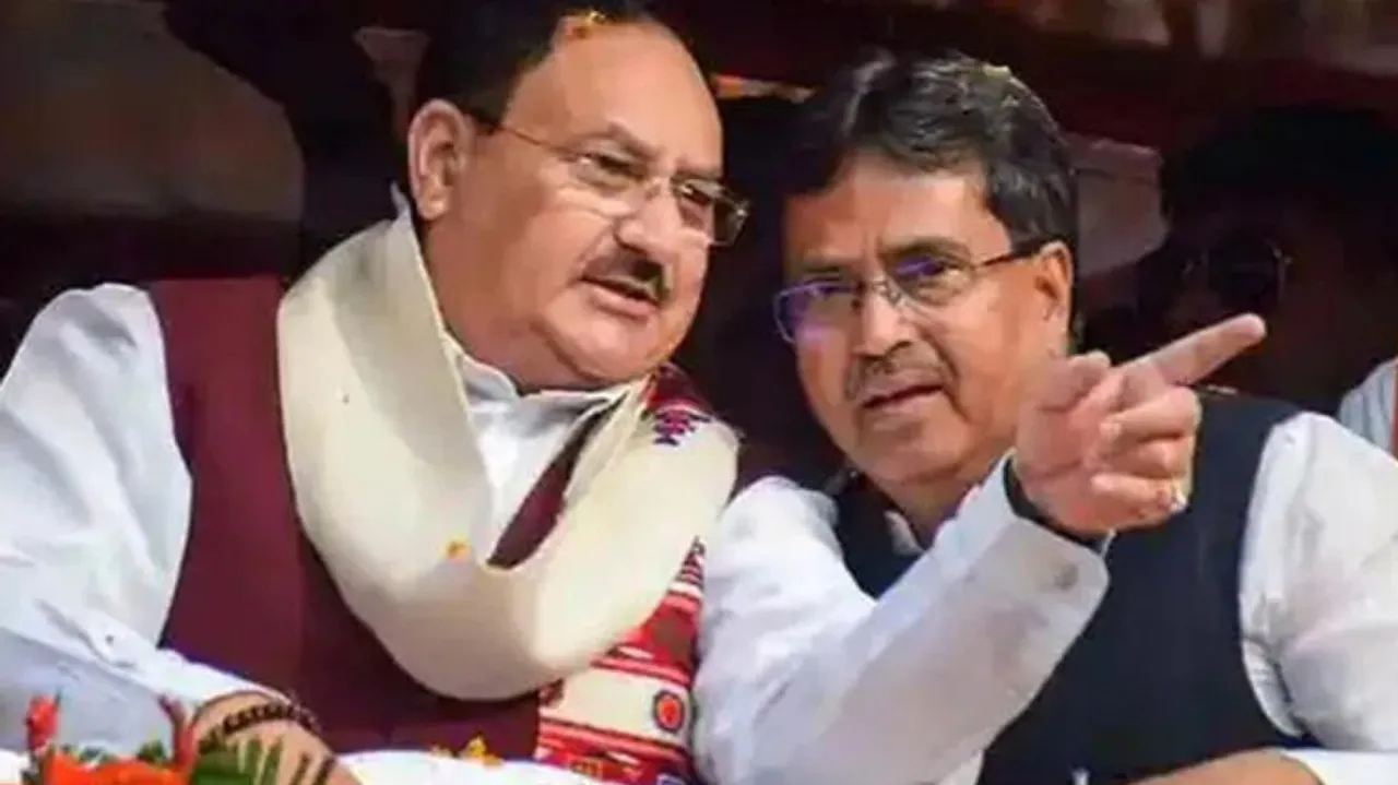 JP nadda and Manik saha