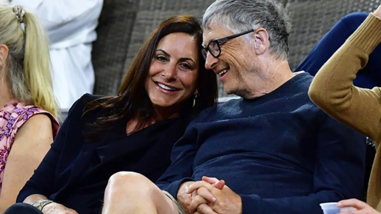 Paula hurd and Bill gates