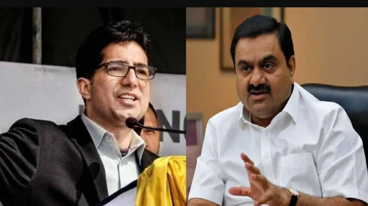 Ias officer Shah Faesa & Gautam Adani