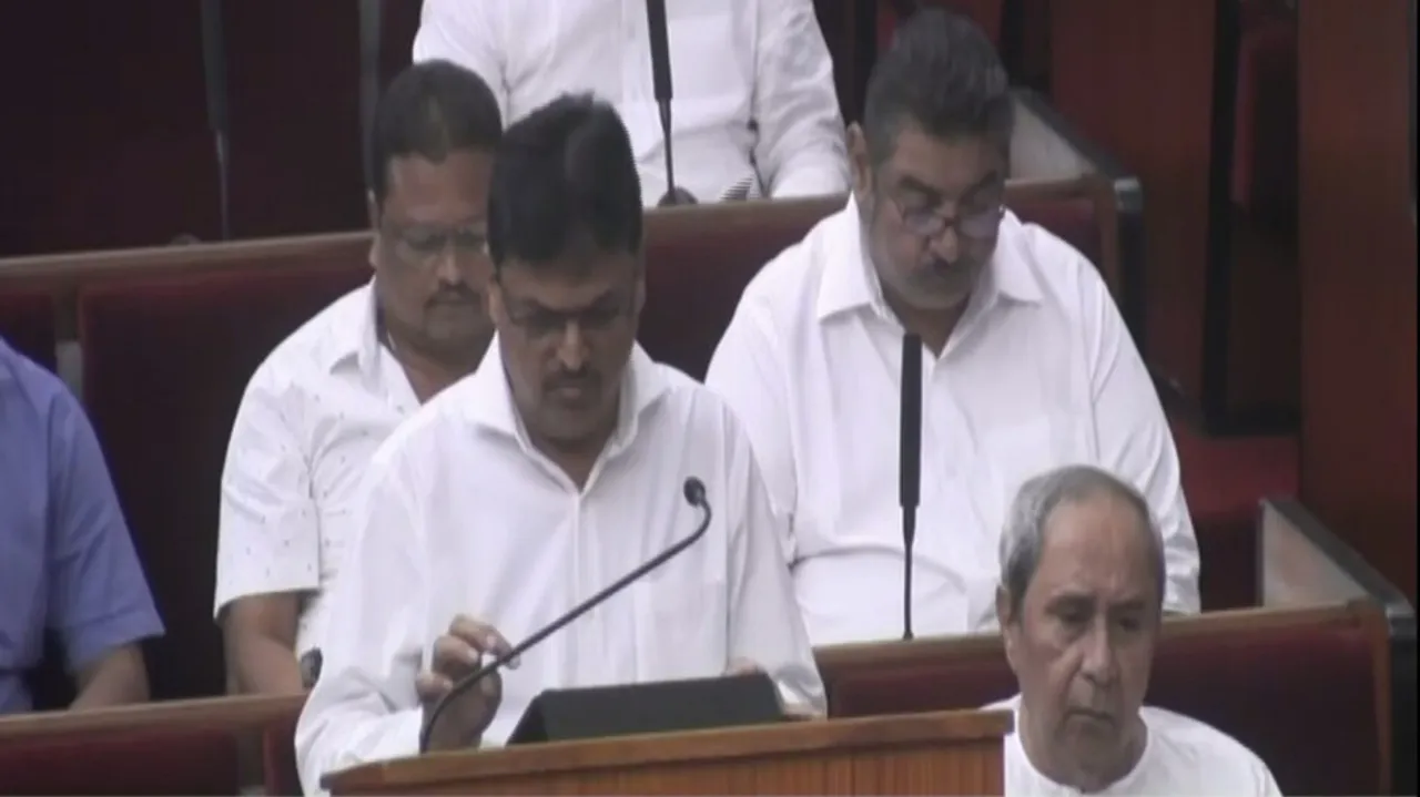 Finance Minister Niranjan Pujari