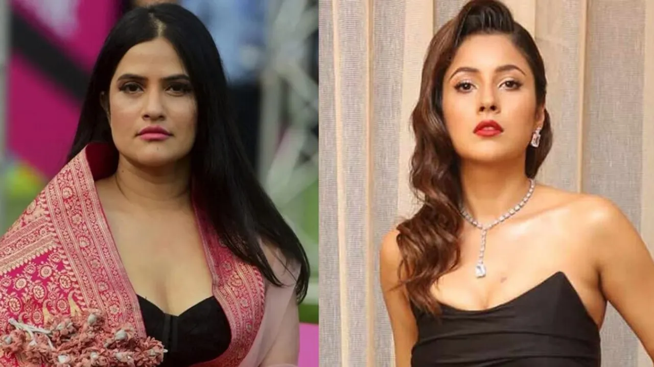 Sona Mohapatra and Shehnaaz Gill