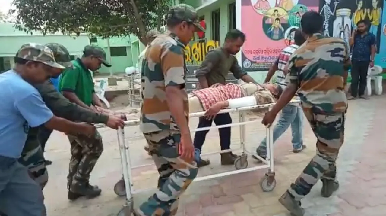 forest guard critically injured