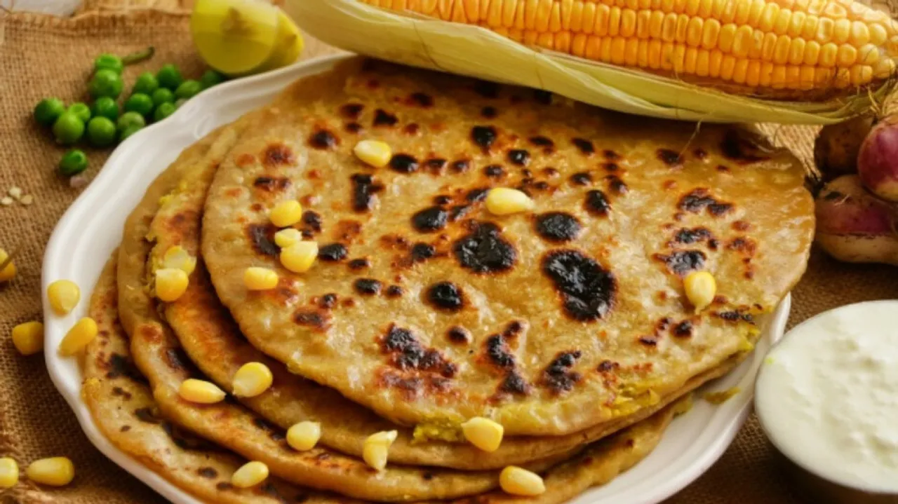 Corn paratha