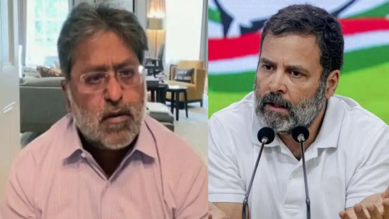 Lalit Modi and Rahul Gandhi