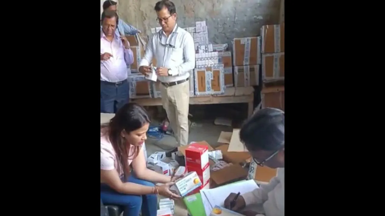 Drugs Control Department joint raid with STF