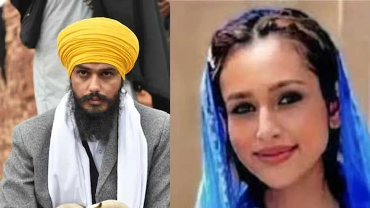 Amritpal Singh and his wife