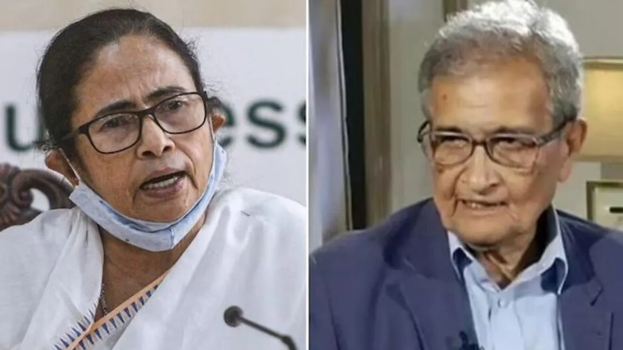 Mamataa Banerjee  & Amartya Sen