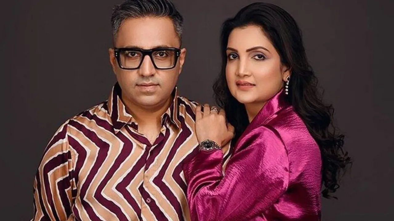 Ashneer Grover with wife