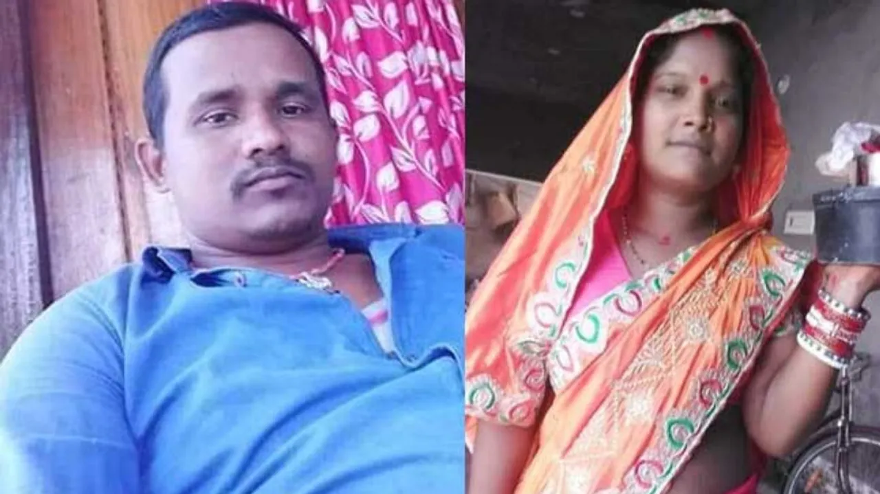 Bhaskar Samal and his wife Sasmita Samal.