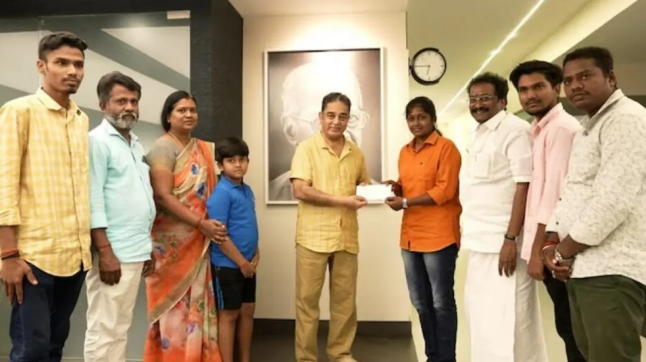 Kamal Haasan gifts car to woman bus driver