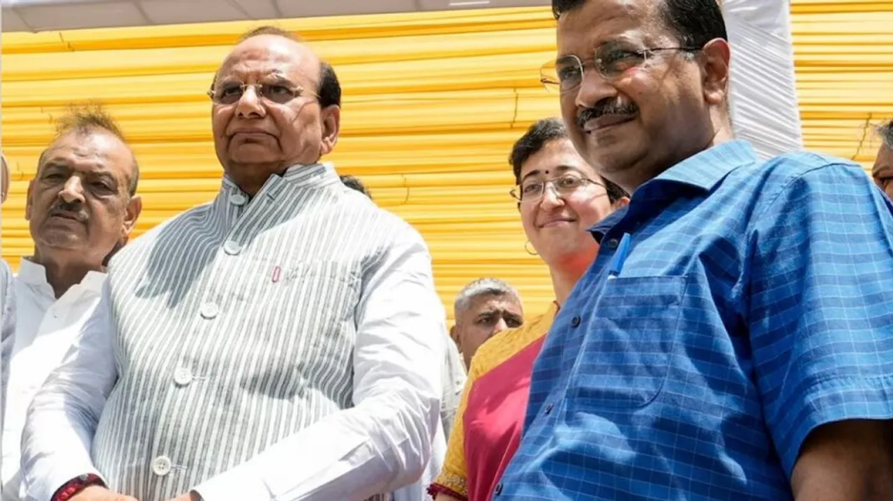 Delhi LG, VK Saxena and Arvind kejriwal