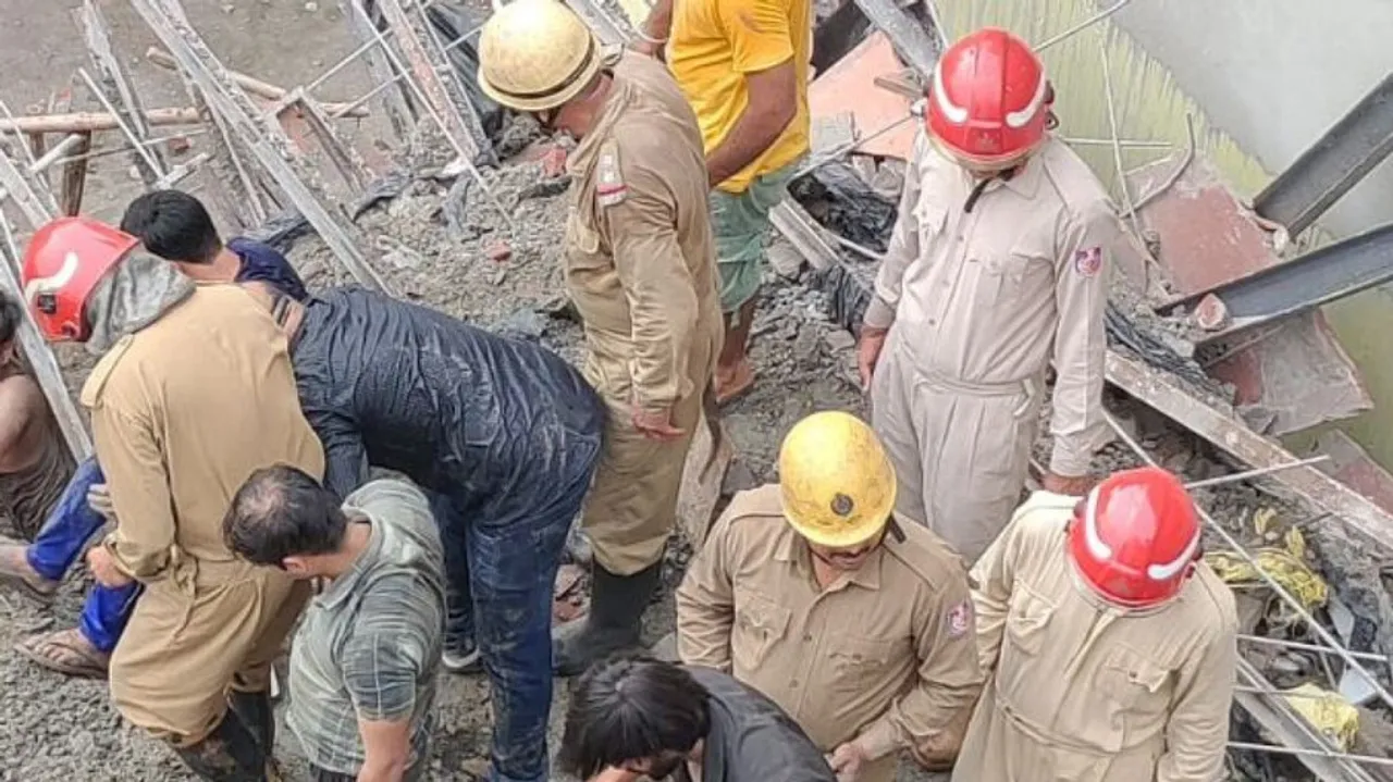 under-construction building collapses