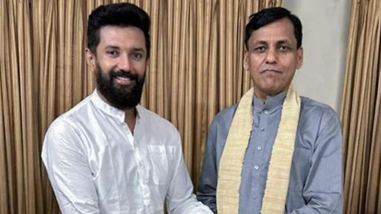 Union minister Nityanand Rai met Chirag Paswan on Friday night