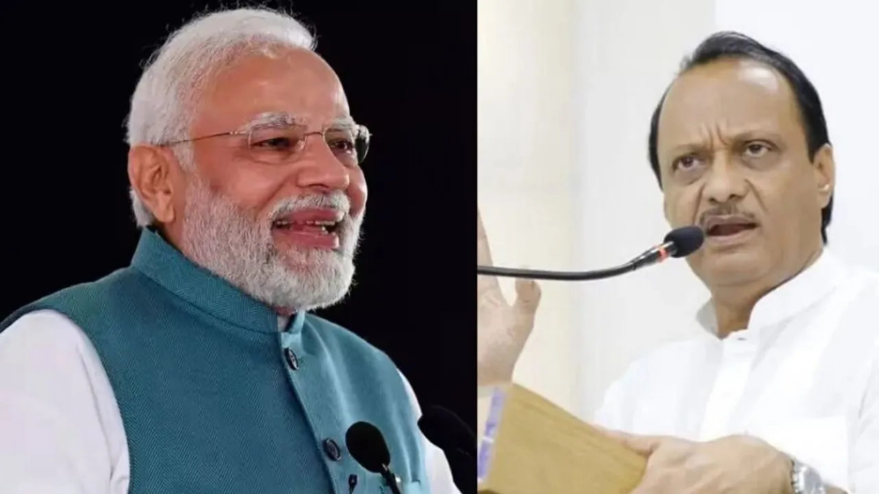 Modi & Ajit Pawar