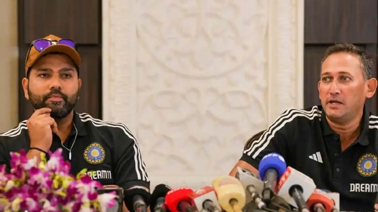 Rohit Sharma and Ajit AGARKAR